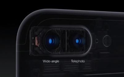 iPhone 7 Plus デュアルカメラ搭載