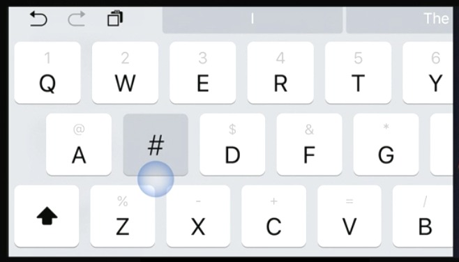 iPad iOS11 新機能 QuickType（クイックタイプ）