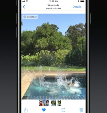 iOS11 Live Photos 逆再生機能